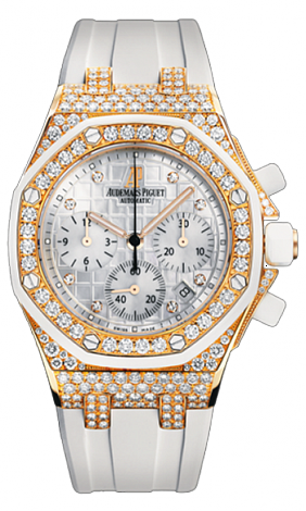 (image for) 26092OK.ZZ.D010CA.01 Replica Audemars Piguet Ladies Royal Oak Offshore Chronograph watch